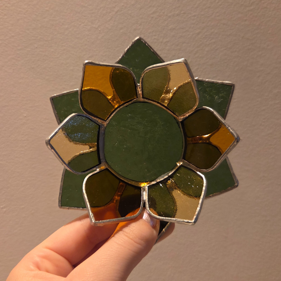 Stained glass tealight