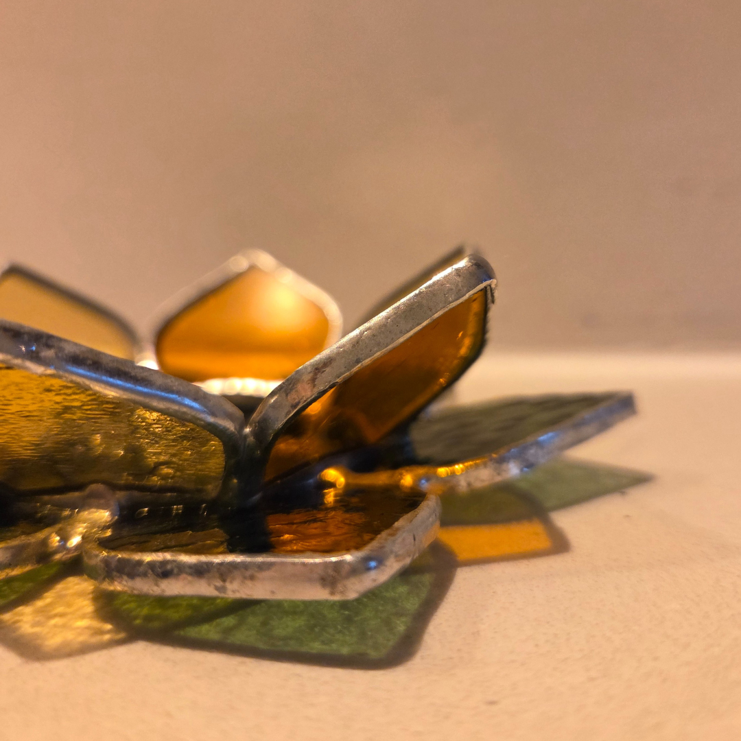 Stained glass tealight